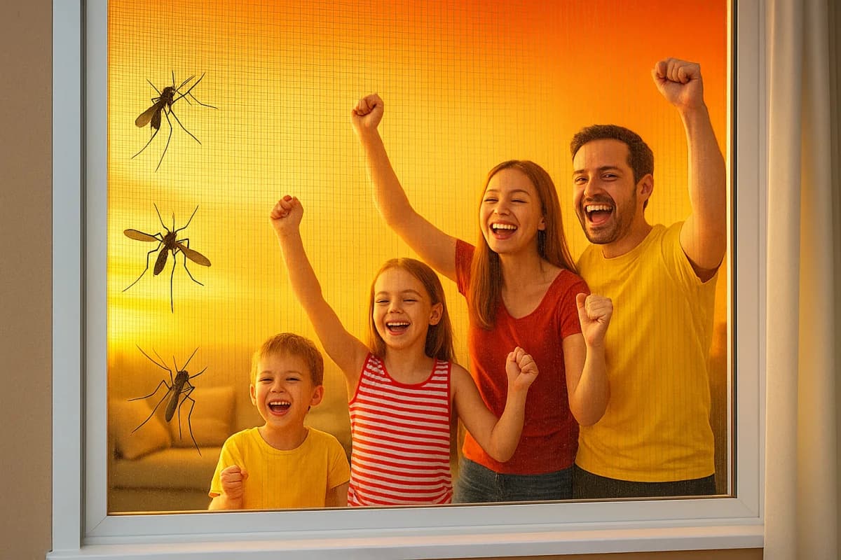 Diferentes tipos de telas mosquiteiras para escolher