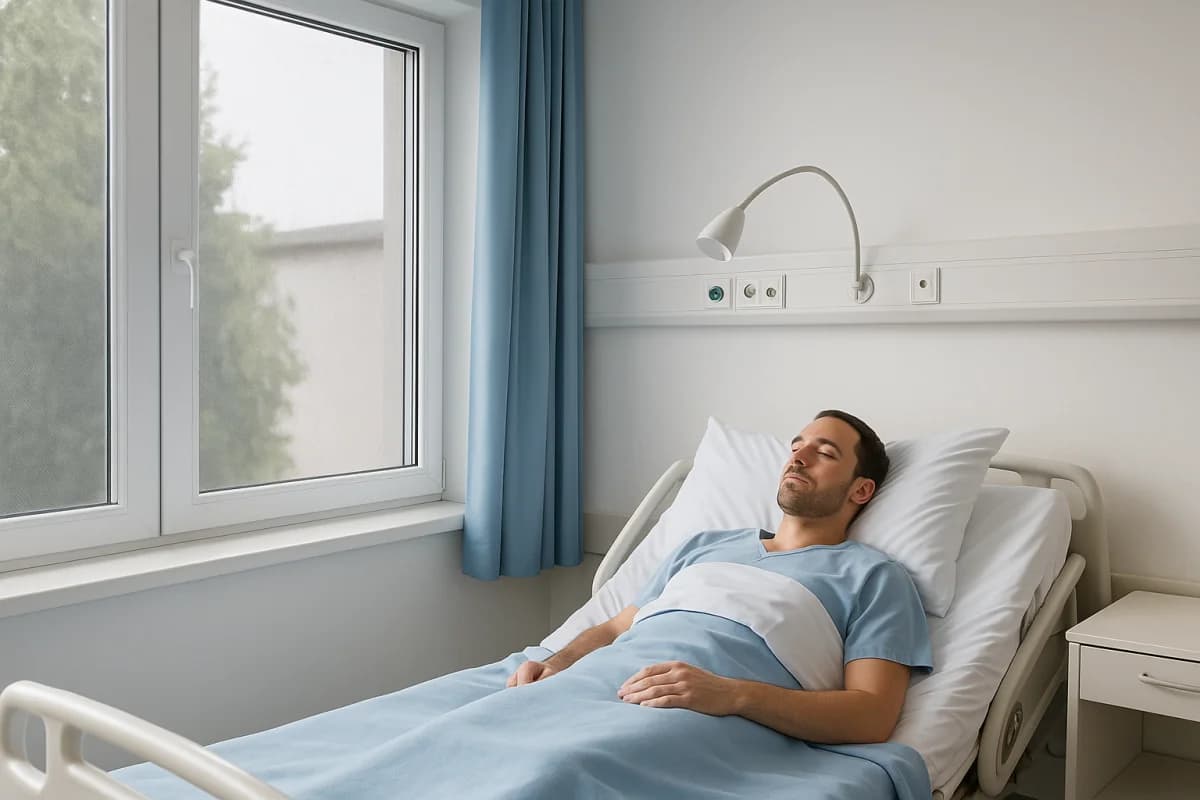 Clínica veterinária moderna com telas mosquiteiras protegendo cães e gatos durante atendimento